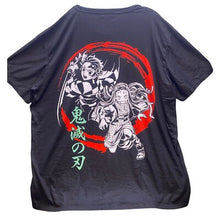 Load image into Gallery viewer, Demon Slayer Shirt Mens 4XL Anime Demon Slayer Short Sleeve Streetwear Japan

