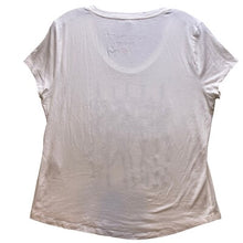 Load image into Gallery viewer, White House Black Market Shirt Women Medium Preppy Oversized Sketch Print Casual
