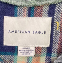 Load image into Gallery viewer, American Eagle Shirt Womens Small Oversized Gruge Distressed Hooded Streetwear
