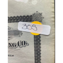 Load image into Gallery viewer, Antique 1880s Mining Stock Certificate Montana Unused Covered Wagons Ephemera
