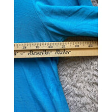 Load image into Gallery viewer, Soft Surroundings Shirt Womens Extra Large Turquoise Blue Flowy Popover Rayon
