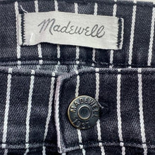Load image into Gallery viewer, Madewell Jeans Womens 28 High Rise Skinny Stripe Preppy Acadmia Streetwear
