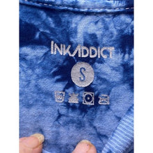 Load image into Gallery viewer, InkAddict Shirt Womens Small Tie Dye Grunge Tattoo Spell Out Short Sleeve
