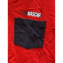Load image into Gallery viewer, NASCAR Shirt Womens 26/28 4XL Button Front Racing Spell Out Running Hot Red
