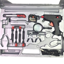 Load image into Gallery viewer, Kroma Hobby Tool Kit Model 847 Magnifier Box Knife Glue Gun Screwdrivers
