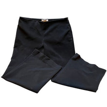 Load image into Gallery viewer, White House Black Market Pants Wide Leg Cropped Career Pants Black Size 10S
