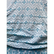 Load image into Gallery viewer, Athleta Dress Womens Medium Teal Blue Cap Sleeve Geometric Lined Athleisure
