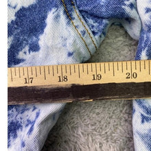 Load image into Gallery viewer, Fashion Nova Jumpsuit Womens Large Denim Tie Dye Thrashed Streetwear Cropped

