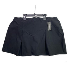 Load image into Gallery viewer, Boohoo Skort Womens 16 Crepe Split Front Preppy Academia Uniform Mini Skirt NWT
