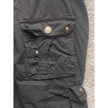 Load image into Gallery viewer, Benjamin Black Shorts Adult 30 Cargo Black Snaps Pockets Casual Outdoor
