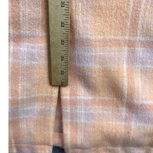 Load image into Gallery viewer, Princess Polly Trench Coat Women Small Plaid Wool Blend Preppy Academia 41" long
