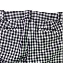 Load image into Gallery viewer, Talbots Pants Womens 10 Black White Gingham Checkered Pull On Career Preppy
