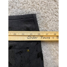 Load image into Gallery viewer, Sundance Jeans Womens Size 8 Black Embroidered Lace Old Money Cameo Victorian
