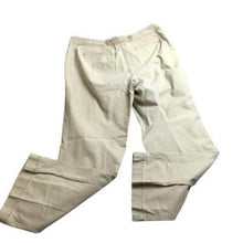 Load image into Gallery viewer, J Jill Pants Womens 12 (34x29) Light Tan Flat Front Straight Leg Genuine Fit
