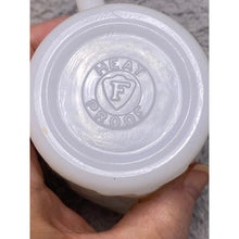 Load image into Gallery viewer, Vintage Federal Glass Toby Mug Milk Glass Creamer Pitcher Face
