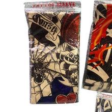 Load image into Gallery viewer, Tattoo Sleeves Arm Covers Ed Hardy Style Halloween Costume Grunge Set of 6
