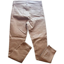 Load image into Gallery viewer, L'AGENCE Pants Womens 26 Coated High Rise Straight Leg Khaki Beige Academia
