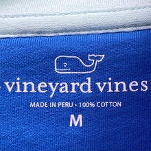 Load image into Gallery viewer, Vineyard Vines Sweater Womens Medium Quarter Zip Pull Over Logo AOP Performance
