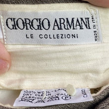 Load image into Gallery viewer, Giorgio Armani Pants Mens 40x30 Wool Pleated Trousers Preppy Office Career
