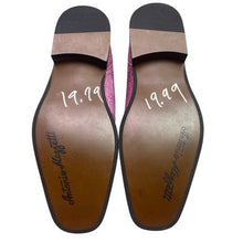 Load image into Gallery viewer, Antonio Mazzetti Shoes Mens 7.5D Pink Crocodile Embossed Leather Derby
