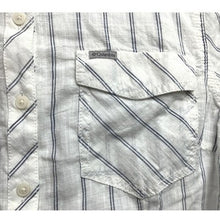 Load image into Gallery viewer, Columbia Shirt Womens Medium Striped Preppy Academia Career Office Everyday
