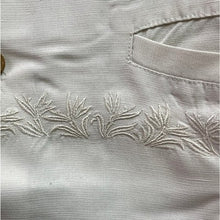 Load image into Gallery viewer, Quiksilver Shirt Mens Large Embroidered Linen Blend Coastal Beachy Surfing
