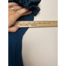 Load image into Gallery viewer, VTG Jeffrey &amp; Dara Jumpsuit Womens 16 Teal Green Wide Leg Palazzo Retro 90s USA
