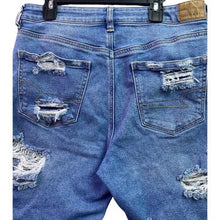 Load image into Gallery viewer, American Eagle Jeans Womens 10 Distressed Thrashed Grunge Streetwear Mom Jean
