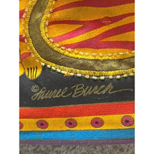 Load image into Gallery viewer, Laurel Burch Tote Bag Feline Fantasy Rainbow Cats Whimsical Art Boho Festival
