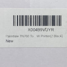 Load image into Gallery viewer, Palmtree TN760 TN730 Toner Cartridge Compatible Replacement Black New
