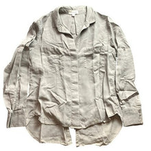 Load image into Gallery viewer, Cloth &amp; Stone Anthropologie Shirt Womens Medium Oversized Minimalist Preppy
