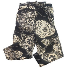 Load image into Gallery viewer, Christian Siriano Pants Womens Extra Large Black Floral Bloomcore Wide Leg Boho
