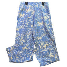 Load image into Gallery viewer, Zara Pants Womens Medium Floral AOP Costal Beachy Travel Linen Blend Bloomcore
