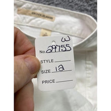 Load image into Gallery viewer, DKNY Jeans Womens 12 White Cargo Costal Beachy Travel Career Mature Preppy

