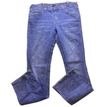 Load image into Gallery viewer, Rue 21 Jeans Womens 13/14 Blue Denim Y2K Pockets Academia Streetwear Stretchy
