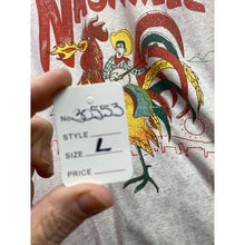 Load image into Gallery viewer, Nashville Shirt Mens LargeFunny Rooster Spell Out Cowboy Western Country
