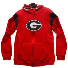 Load image into Gallery viewer, Georgia Bulldogs Hoodie Boys Large Full Zip Face Cover Helmet Athleisure
