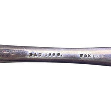 Load image into Gallery viewer, Antique Towle Silverplate Flatware Meat Fork Small Ladle Pat July 9 1888
