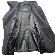 Load image into Gallery viewer, GUESS Jacket Womens Medium Hooded Double Breasted Wool Blend Pea Coat Preppy
