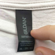 Load image into Gallery viewer, Stay Weird Tape Face Shirt Mens 2XL Spell Out Baggy Grunge Everyday Streetwear
