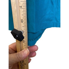 Load image into Gallery viewer, Vintage Val Mode Night Gown Dress Womens Small Teal Lace Maxi 47" Long
