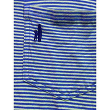 Load image into Gallery viewer, Johnnie-O Shirt Mens Extra Large Polo Striped Surfing Surfboard Logo Preppy
