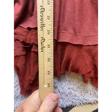 Load image into Gallery viewer, We The Free Shirt Womens Small Layered Long Sleeve Ruffle Hem Grunge Oversized
