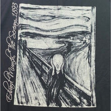 Load image into Gallery viewer, Edvard Munch The Scream Shirt Mens Extra Large Gothcore Embroidered Script Art
