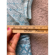 Load image into Gallery viewer, Athleta Dress Womens Medium Teal Blue Cap Sleeve Geometric Lined Athleisure
