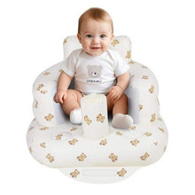 Load image into Gallery viewer, AirSwim Baby Inflatable Seat Support Chair with Built-in Air Pump Cute Teddy
