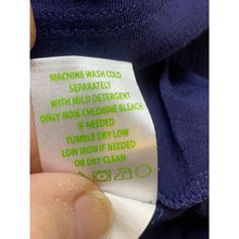 Load image into Gallery viewer, Lilly Pulitzer Shirt Womens Extra Small Navy Bell Sleeve Spandex Stretch Waverly
