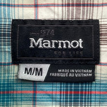 Load image into Gallery viewer, Marmot Shirt Mens Medium Plaid Preppy Academia Logo Career Office Streetwear
