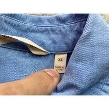 Load image into Gallery viewer, Soft Surroundings Dress Womens XS Blue Tencel Lyocell Button Front Flare Hem
