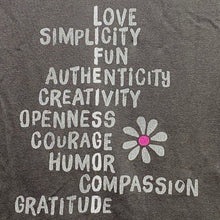 Load image into Gallery viewer, Life is Good Shirt Womens Medium Crusher Spell Out Mature Streetwear Everyday
